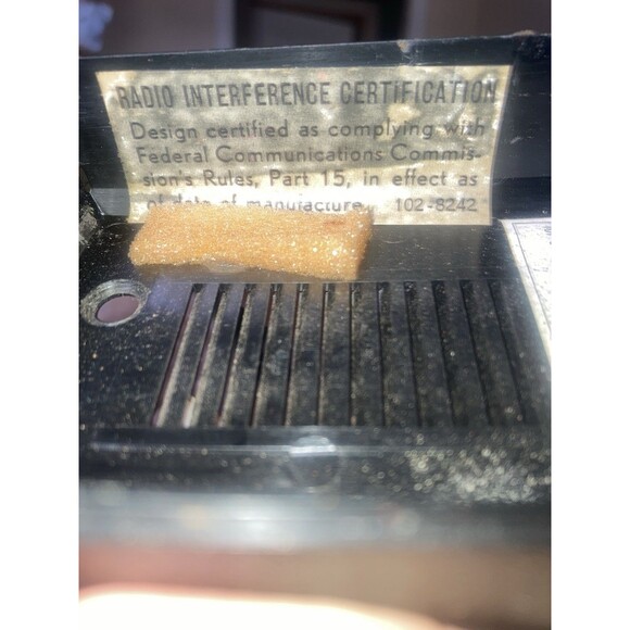 Vtg 1966 Zenith Model R25Y1  Royal 25 FM/AM Transistor Pocket Radio W/case Works - Picture 9 of 10